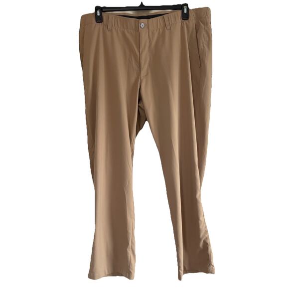 Under Armour The Showdown Golf Pants Men's 42X30.5 Beige Performance Lightweight - Picture 3 of 14
